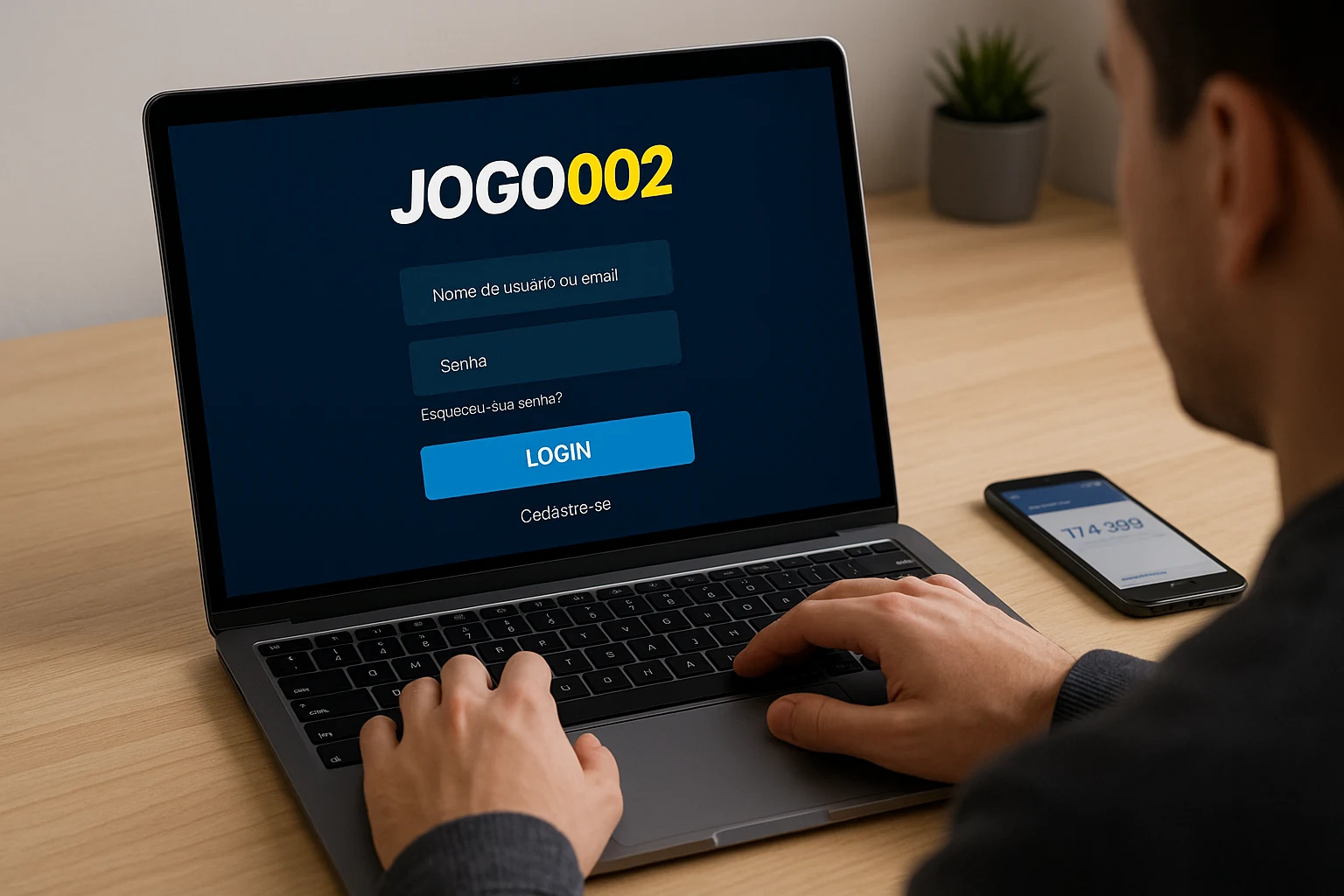 Não Perca tempo, o rRgistro na site JOGO002